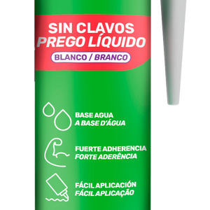 ADESIVO PREGO LÍQUIDO BRANCO 400GR AFIX