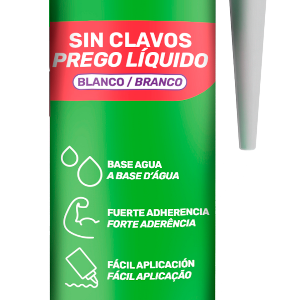 ADESIVO PREGO LÍQUIDO BRANCO 400GR AFIX