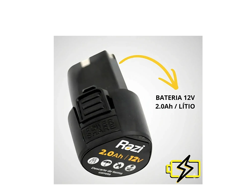 PARAFUSADEIRA/FURADEIRA 21V 2,0AH BRUSHLESS 32355 RAZI