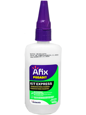 KIT MDF ACELERADOR DE 200ML E ADESIVO 100G AFIX