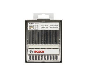 JOGO DE LÂMINAS DE SERRA TICO-TICO PARA MADEIRA T COM 10 PEÇAS 2607010540 BOSCH