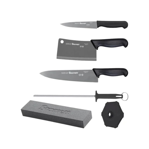 KIT DE FACAS CHEF COM CUTELO 6 PEÇAS BKK-6B1 STARRETT