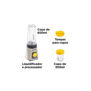 LIQUIDIFICADOR E PROCESSADOR FREESTYLE LP320 290W 220V BLACK & DECKER