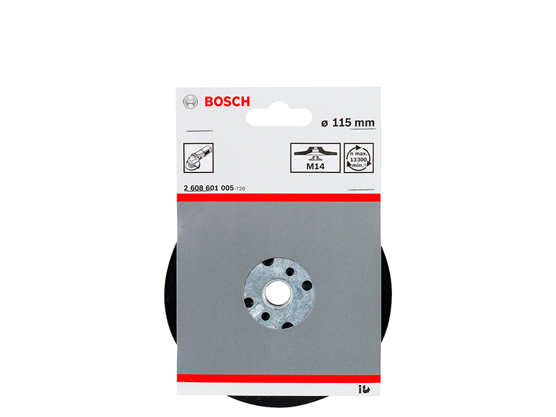 DISCO DE BORRACHA 125MM 1608601033 BOSCH
