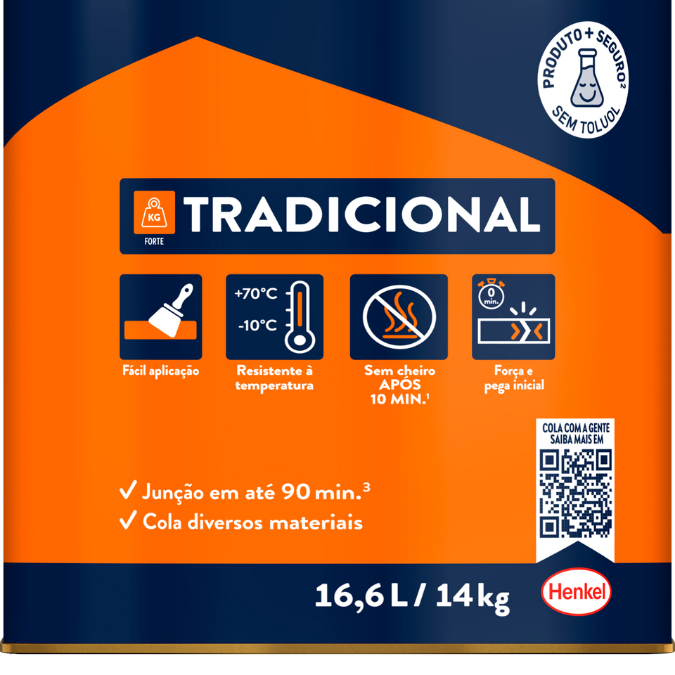 COLA DE CONTATO CASCOLA 14KG SEM TOLUOL