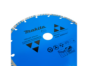 DISCO DIAMANTADO TURBO 7" 180X22,23MM D-44339 MAKITA