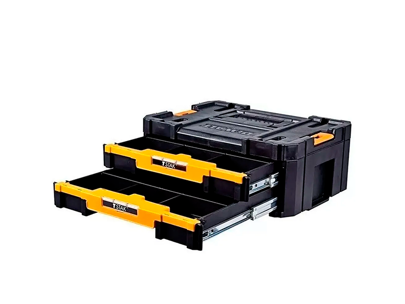 ORGANIZADOR TSTAK 16.5" COM 2 GAVETAS DWST17804 Nº4 DEWALT