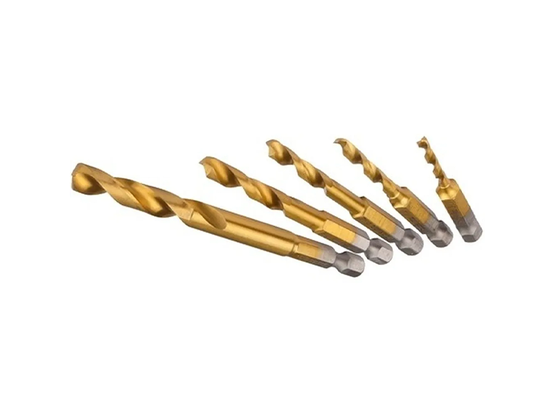 JOGO DE BROCAS HSS TITÂNIO 3 A 8MM COM 5 PEÇAS B-57308 MAKITA
