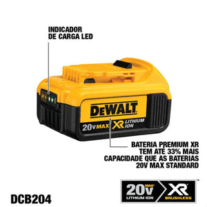 BATERIA 20V MAX 4.0AH DCB204-B3 DEWALT