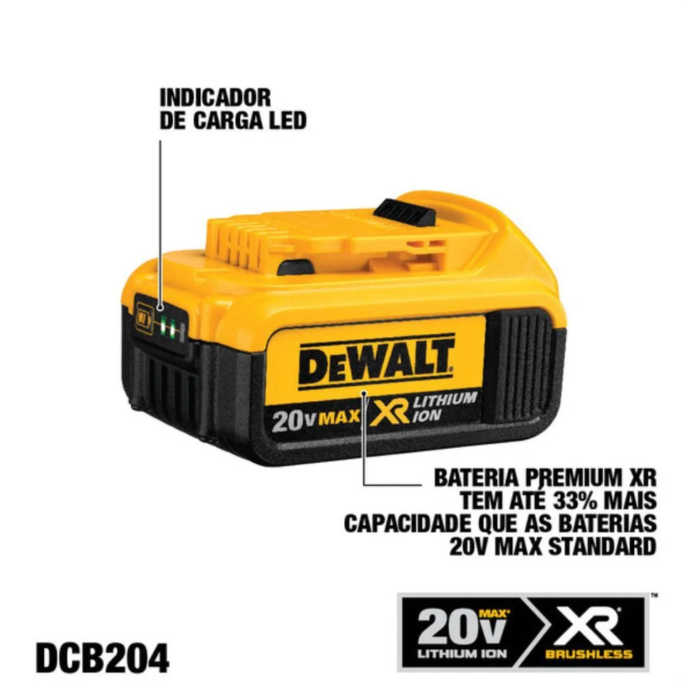 BATERIA 20V MAX 4.0AH DCB204-B3 DEWALT