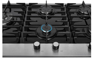 FOGÃO COOKTOP FISCHER 5Q TRIPLA CHAMA PLATINIUM TEMPRE DE FERROI MESA DE VIDRO PRETO BIVOLT 33810.92122