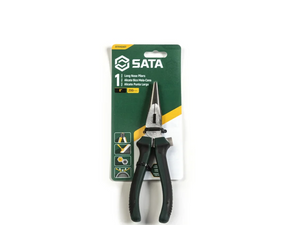 ALICATE BICO MEIA CANA LONGO 8" ISOLADO 1000V ST70102AST SATA
