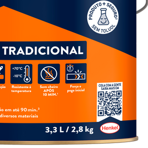 COLA DE CONTATO CASCOLA 2.8KG SEM TOLUOL