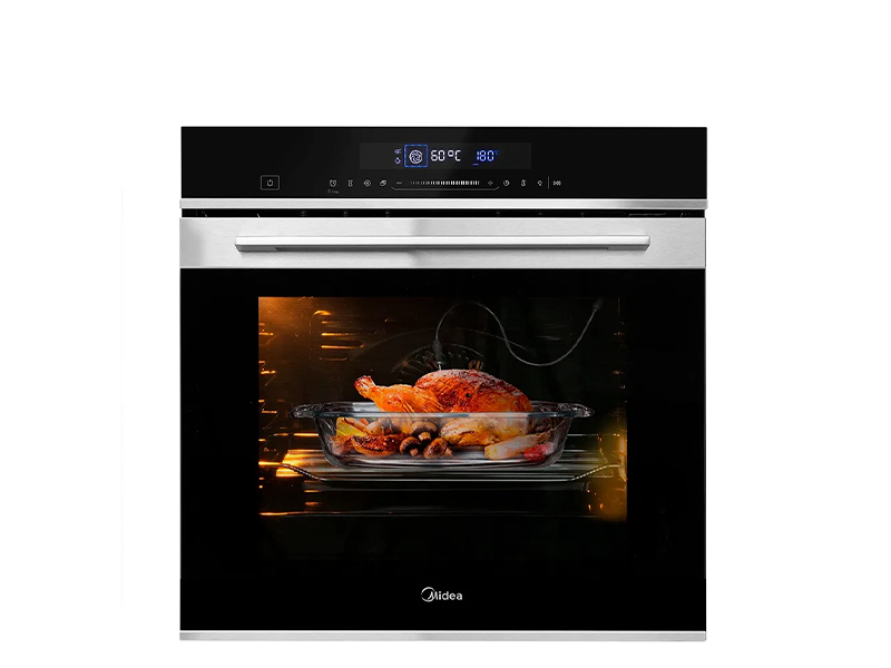 FORNO ELÉTRICO DE EMBUTIR 80L DIGITAL COM AIR FFYER TCT80P2 MIDEA