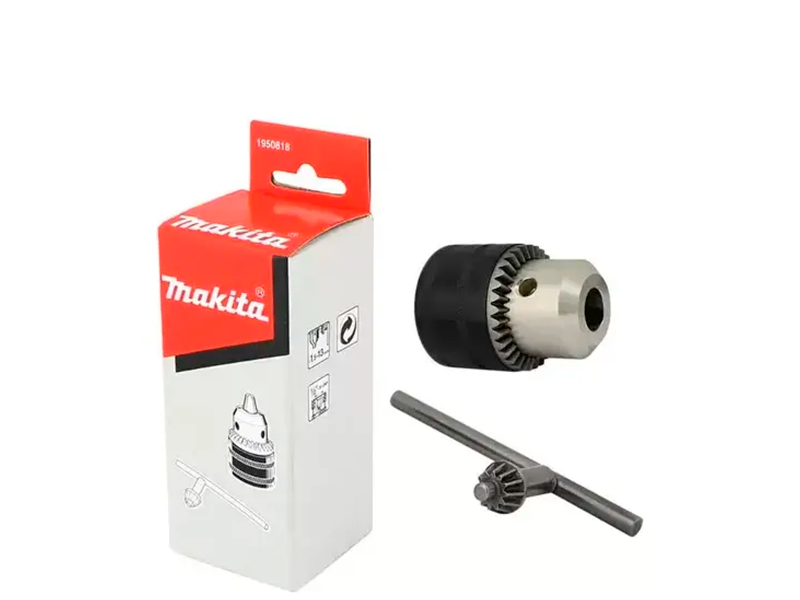CONJUNTO MANDRIL 13MM COM CHAVE 1950818 MAKITA