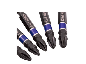 CONJUNTO DE BITS DE IMPACTO PH3 1/4" COM 5 PEÇAS 1865326 IRWIN