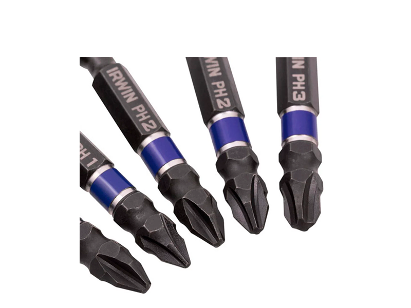CONJUNTO DE BITS DE IMPACTO PH3 1/4" COM 5 PEÇAS 1865326 IRWIN