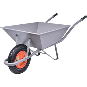 CARRINHO DE MÃO COM CAÇAMBA METÁLICA 65L CINZA TRAMONTINA