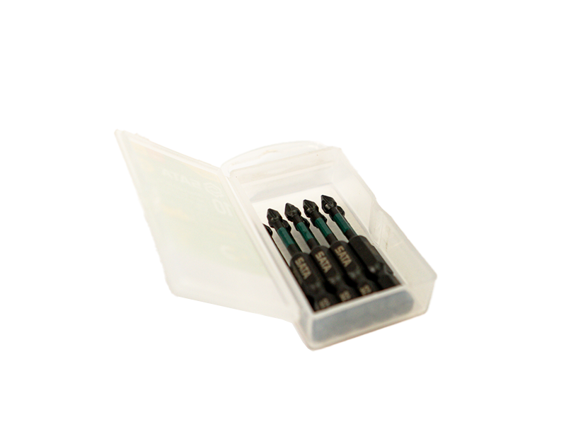 JOGO DE BITS DE IMPACTO PHILLIPS 1" 50MM COM 10 PEÇAS ST59702 SATA