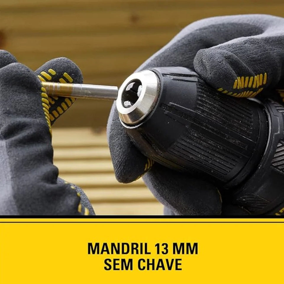 PARAFUSADEIRA/FURADEIRA 20V 2 BATERIAS SCD700C2K STANLEY