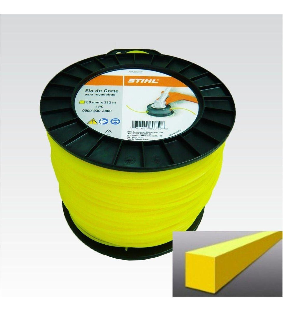 FIO DE CORTE PERFIL QUAD. 3MM 0000-930-3800 STIHL