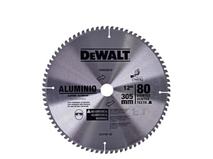DISCO DE SERRA CIRCULAR 12" 305X30MM 80 DENTES PARA ALUMÍNIO DWA03230 DEWALT