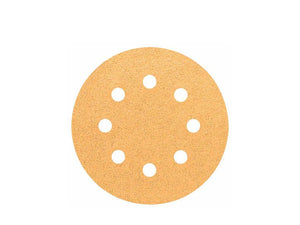 DISCO DE LIXA 125MM GRÃO 40 COM 5 PEÇAS 2608605067 BOSCH