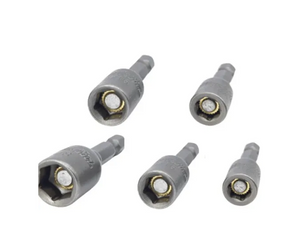 KIT SOQUETE MAGNÉTICO 6 A 13MM 1/4" B-39154 COM 5 PEÇAS MAKITA
