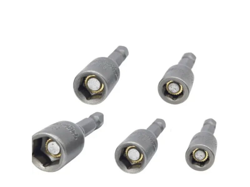 KIT SOQUETE MAGNÉTICO 6 A 13MM 1/4" B-39154 COM 5 PEÇAS MAKITA