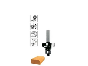 FRESA BORDA DECORATIVA COM ROLAMENTO 25,4MM 2608628471 BOSCH