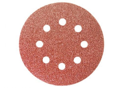 DISCO DE LIXA 125MM PERFURADO COM VELCRO GRÃO 60 738039 MTX