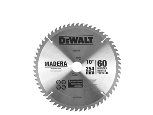 DISCO DE SERRA CIRCULAR 254X30MM 60 DENTES PARA MADEIRA DWA03120 DEWALT