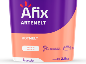 ADESIVO GRANULADO HOT MELT BRANCO 2.5KG 1015054 AFIX