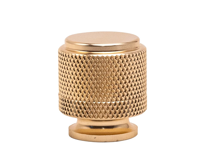 PUXADOR ZIGRINATO IL1580 DOURADO 25X28MM ITALY LINE