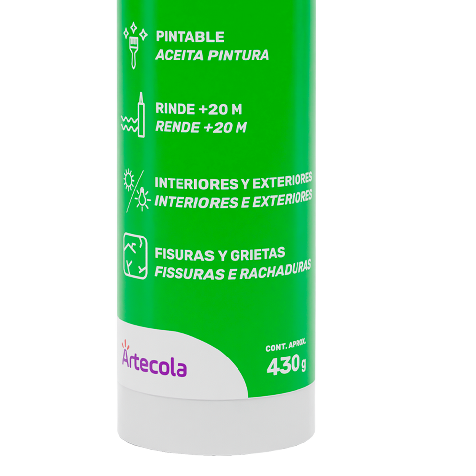 SILICONE SELANTE MULTIUSO BASE D'ÁGUA BRANCO 430G AFIX