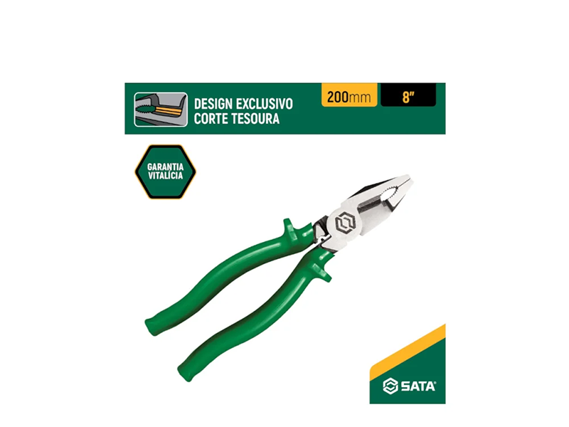 ALICATE CORTE TESOURA 8" ISOLADO 1000V ST72504L SATA