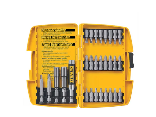 JOGO DE PONTAS PARA PARAFUSAR COM 29 PEÇAS DW2162 DEWALT