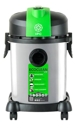 ASPIRADOR DE PÓ/LÍQUIDOS ECOCLEAN LITE 18L 1.200W 220V IPC