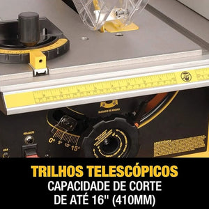 SERRA CIRCULAR DE MESA 10" DWE7470 1800W 220V DEWALT