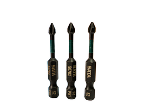 JOGO DE BITS DE IMPACTO PHILLIPS 1" 50MM COM 10 PEÇAS ST59702 SATA