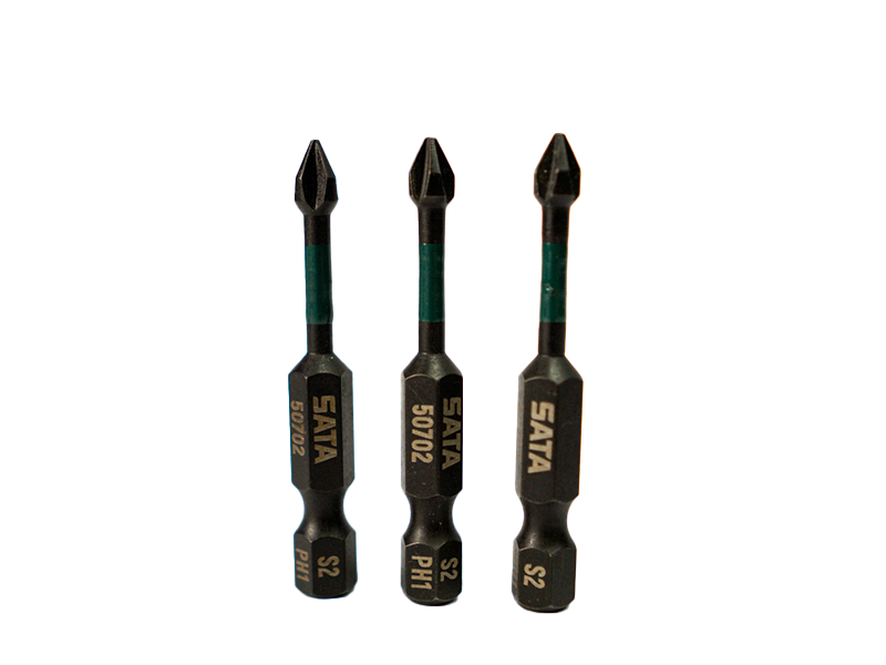 JOGO DE BITS DE IMPACTO PHILLIPS 1" 50MM COM 10 PEÇAS ST59702 SATA