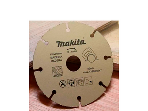 DISCO DE CORTE 4.3/8" 110X20MM PARA MADEIRA B-40668 MAKITA