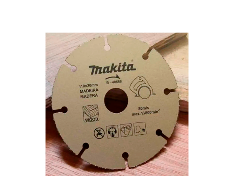 DISCO DE CORTE 4.3/8" 110X20MM PARA MADEIRA B-40668 MAKITA