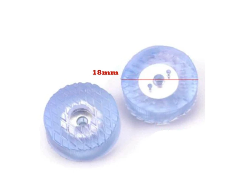 SAPATA SILICONE 18MM TRANSPARENTE COM ARRUELA  MAX18