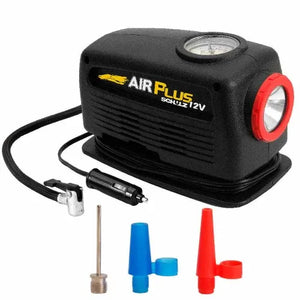 MINI COMPRESSOR PORTÁTIL AIR PLUS 12V C/LANTERNA 920.1219-0 SCHULZ