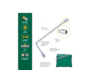 CHAVE DE BIELA SEXTAVADO 17MM ST47520L SATA