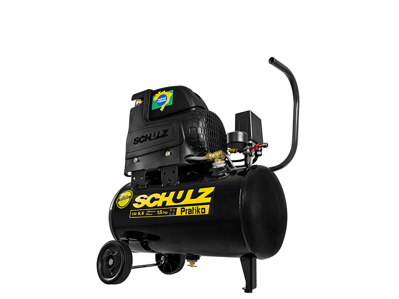 MOTOCOMPRESSOR DE AR PORTÁTIL PRATIKO CSI 6,6/20 220V SCHULZ