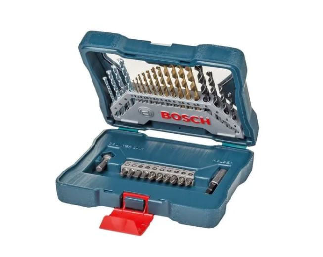 KIT PONTAS E BROCAS EM TITÂNIO X-LINE COM 30 UNIDADES 2607017401 BOSCH
