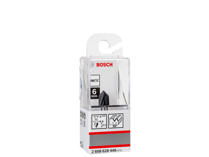 FRESA RANHURA EM V 9.5MM HASTE 6MM 2608628446 BOSCH