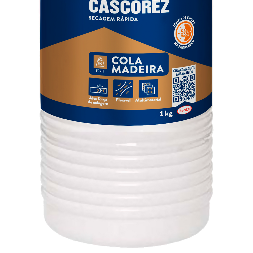 COLA CASCOREZ SECAGEM RÁPIDA 1KG CASCOLA